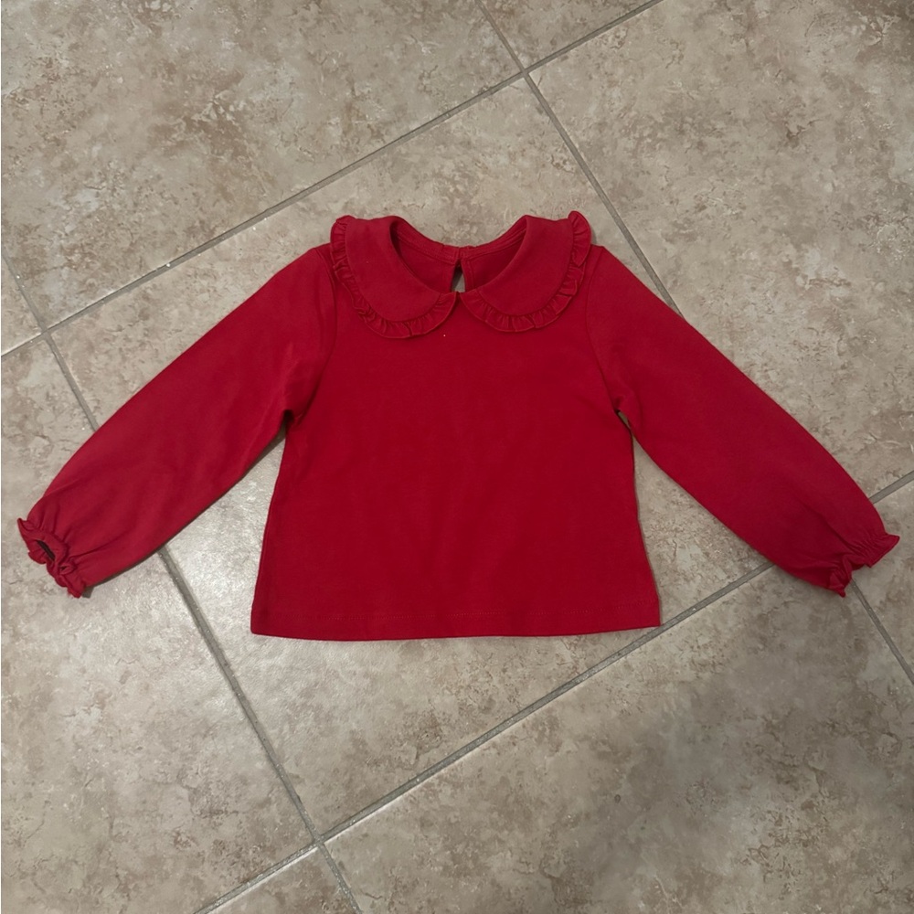 H&M Vibrant Red Long Sleeve Kids Top